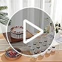 HouseJoy Acacia Wood Cake Stand with Lid-Extra Large 17" Rectangular Cake Holder,2-in-1 Dessert Table Display Set & Charcuterie Board,Acrylic Cake Dome Cover for Cheese/Veggie/Desert /Chips & Dip - Image 8
