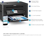 Imprimante tout-en-un sans fil Epson Workforce WF-2960 avec numérisation, copie, fax, chargeur automatique de documents, impression recto verso automatique, écran tactile de 2,4 po, bac à papier de 150 feuilles et Ethernet