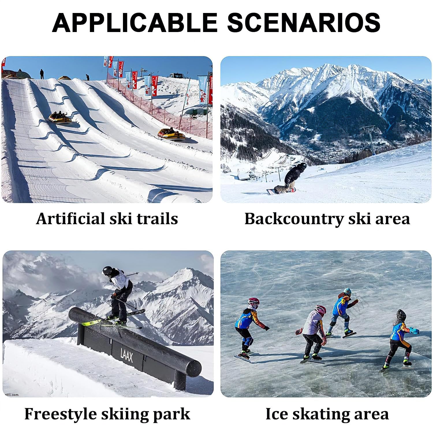Snowboardy dla dorosłych, 5-warstwowy klonowy Deska, udźwig 100 kg (220,46 funta), obrót 360°, potrójne wzmocnienie, narty śnieżne dla dorosłych, profesjonalne snowboardy Black