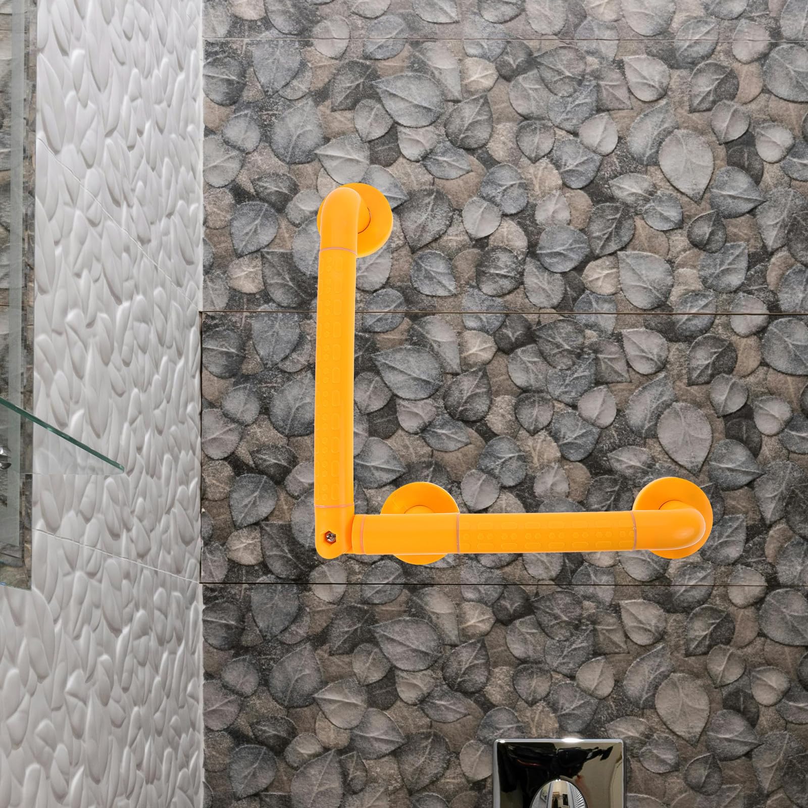 Barra de Apoyo Giratoria Antideslizante para Baño, Inodoro y Ducha