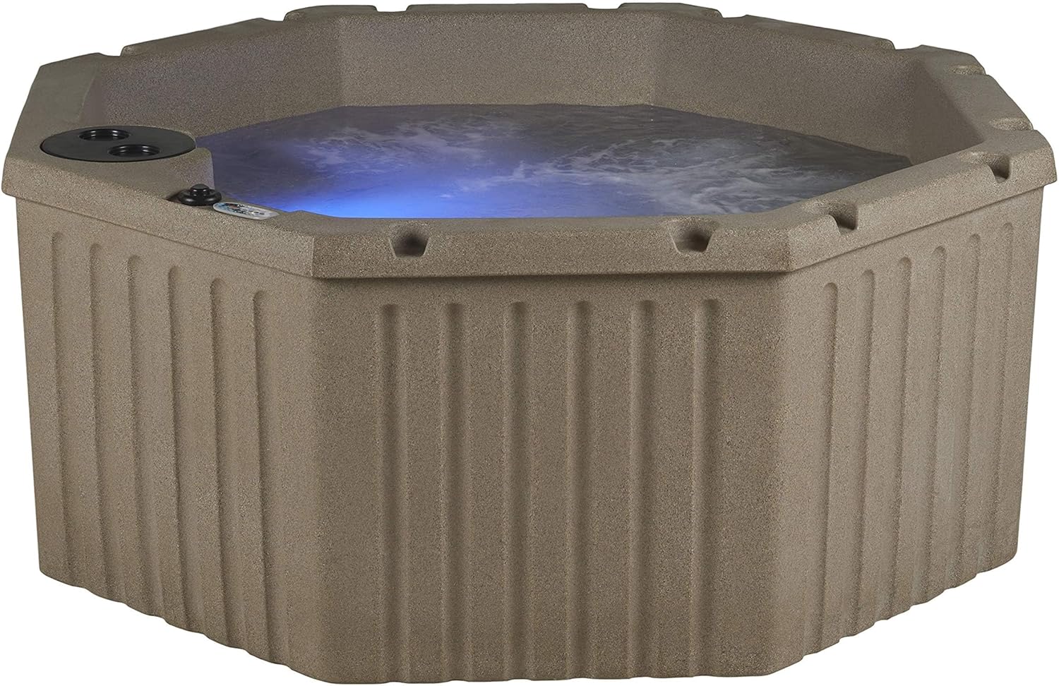 Aqualife by Strong Spas Invi 5 Person Rigid Resin Hot Tub Spa, 11 Jets, 2BHP 2-Speed Pump, Stainless Steel Heater, 120V Plug & Play, Full Foam Insulation, 4 Season Outdoor, LED, Cover and Filter