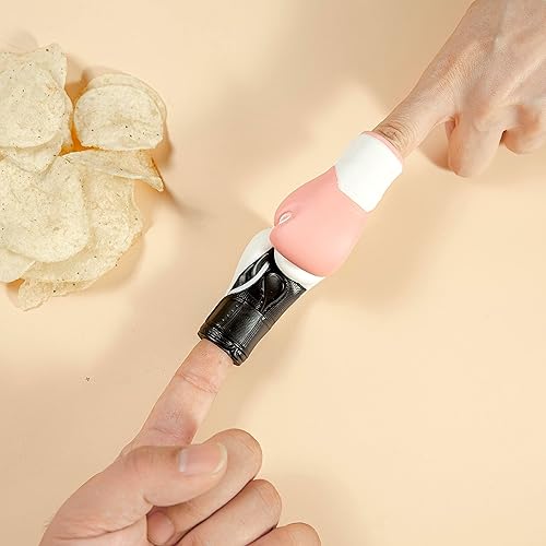 Miniatura 5 de AQKILO Guantes de boxeo mini marionetas de dedo, elimina tu estrés! Weird Stuff Random White Elephant Gifts - 4 piezas