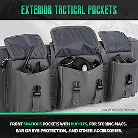DULCE DOM Double Case, 48 Inch Dual Bag for Long Gun and Pistol Transport - A Must-Have Gun Case for Shooting and Hunting Enthusiasts\' Gun Range Bag Needs