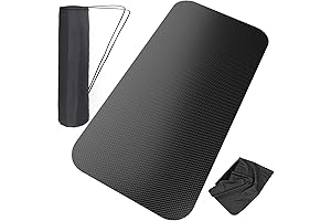 lm bodycare Heavy Duty Waterproof Exercise Equipment Mat (Large - 75" X 32")