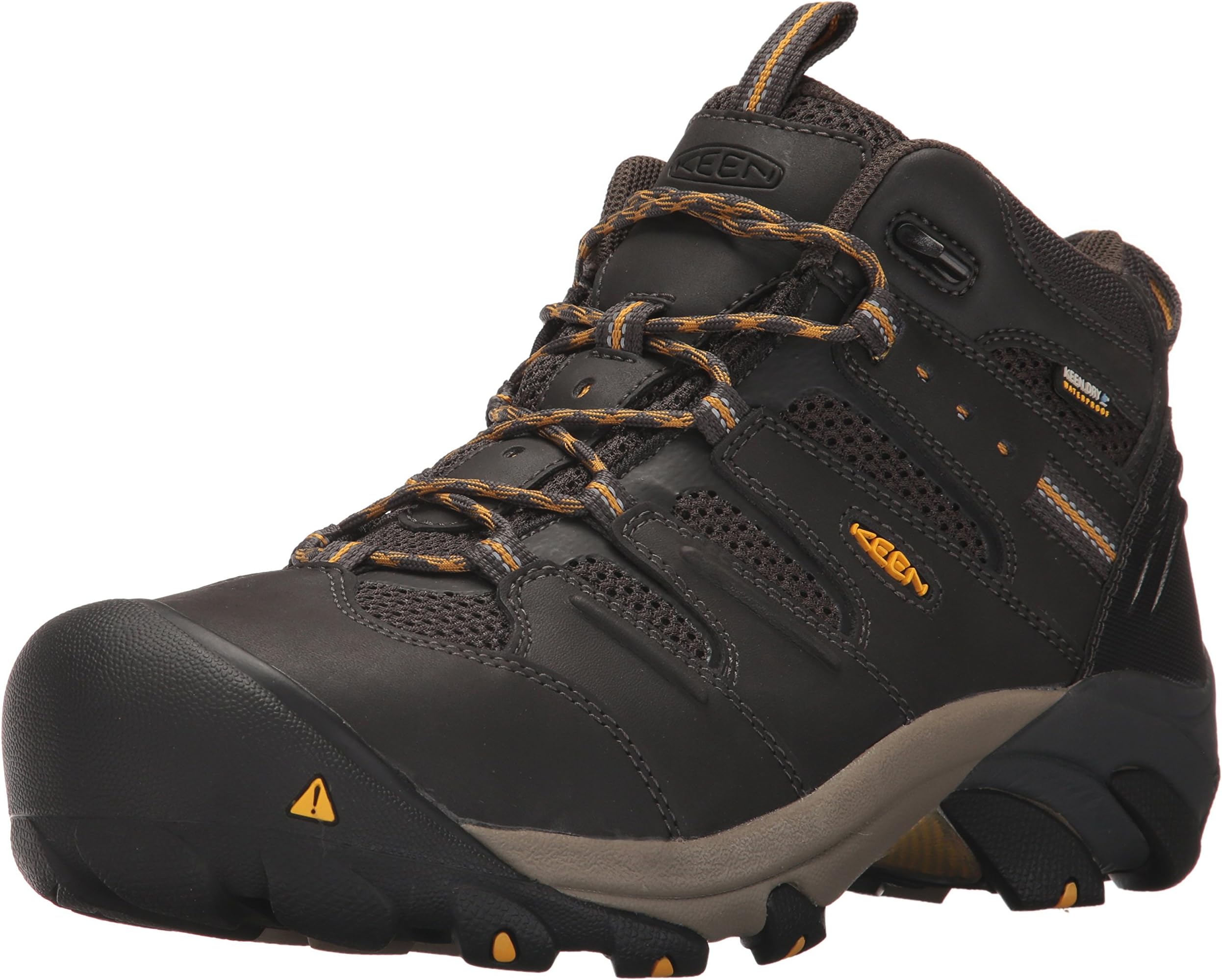 KEEN UtilityMen's Lansing Mid Height Steel Toe Waterproof Work BootsLeather Working Group