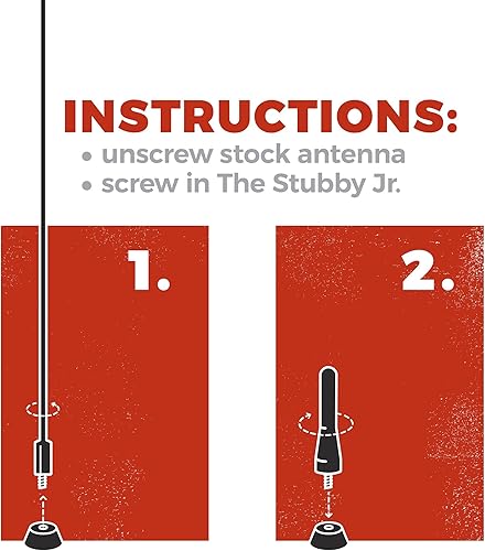 Miniatura 5 de CravenSpeed Stubby Jr Antena compatible con Toyota Tundra 1999-2021  2 pulgadas  Reemplazo de antena corta  Fabricado en los Estados Unidos