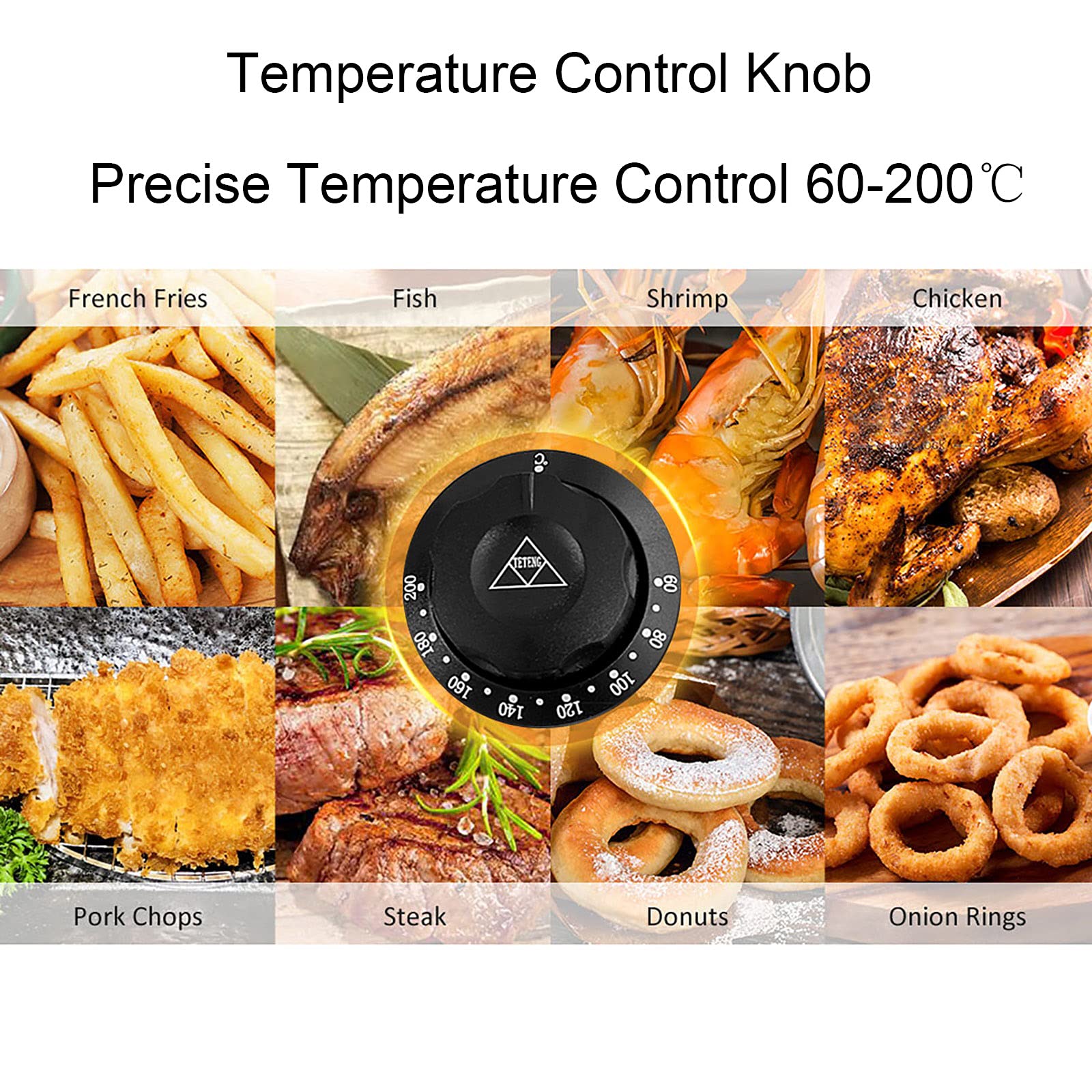 Freidora Eléctrica Industrial con Cesta para Uso Industrial y de Cocina, 10L/20L