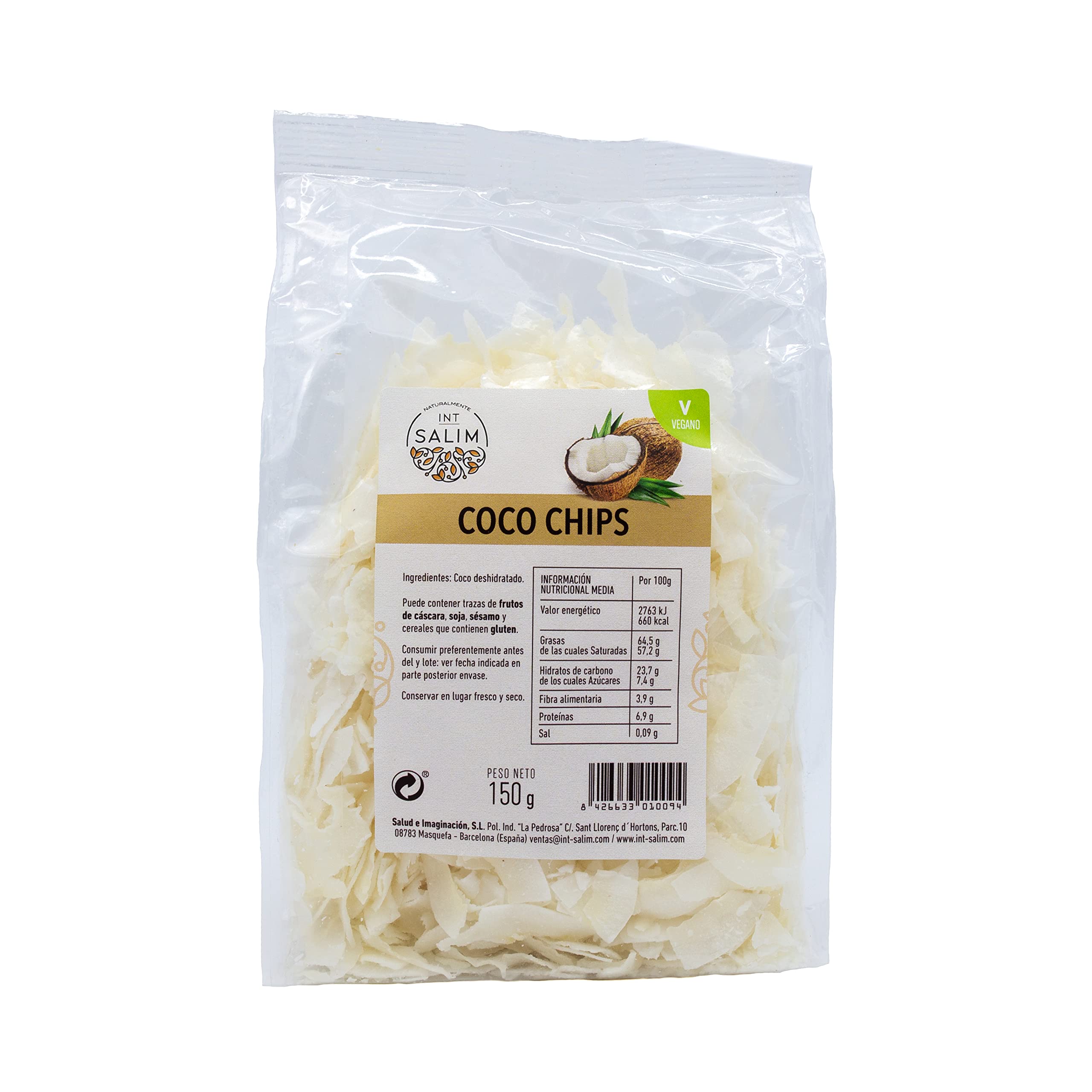 INT SALIM - COCO CHIPS PACK 10 UDS.