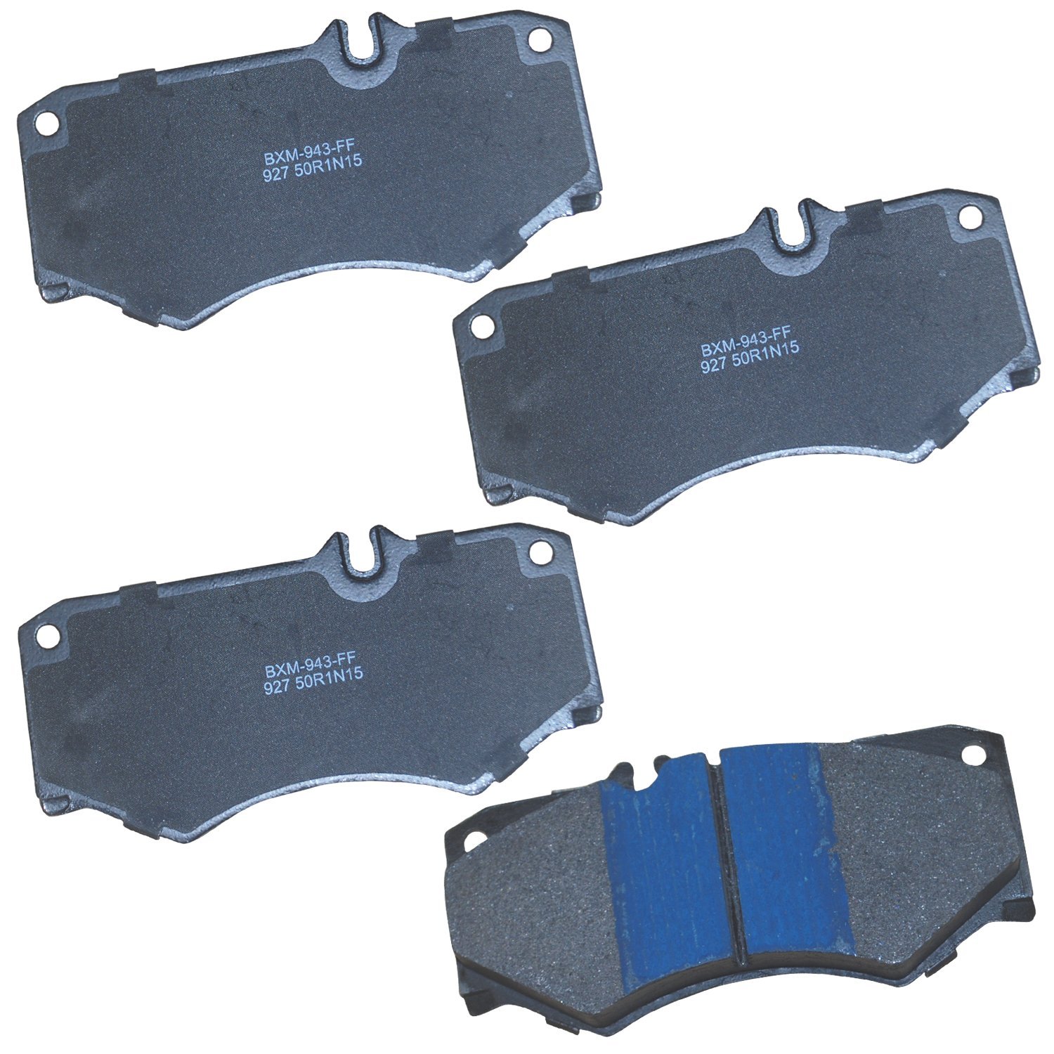 Bendix Premium SBM927 Semi-Metallic Front Brake Pads for Mercedes-Benz G55 AMG 2011-2003, G65 AMG 2014, G500 2020-1999, G550 2018-2009