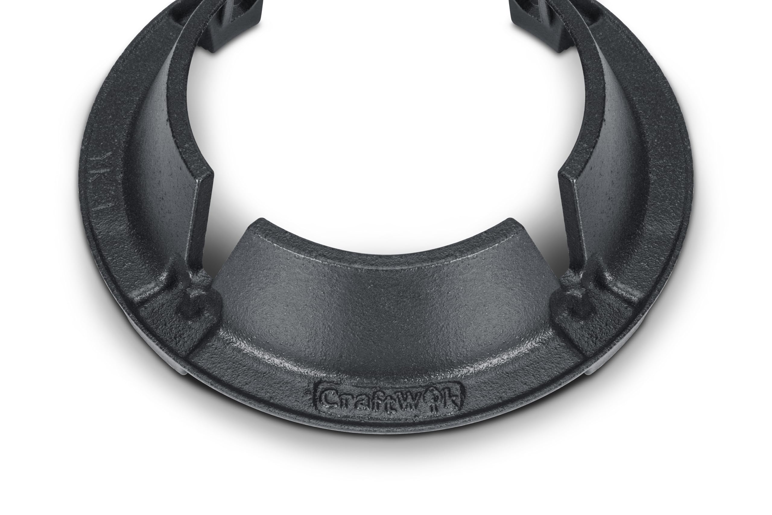 Craft Wok 4-szponowy stojak w kształcie krzyża z żeliwa, ciężki pierścieniowy stojak do woków z okrągłym dnem / 732W10C-4CLAW