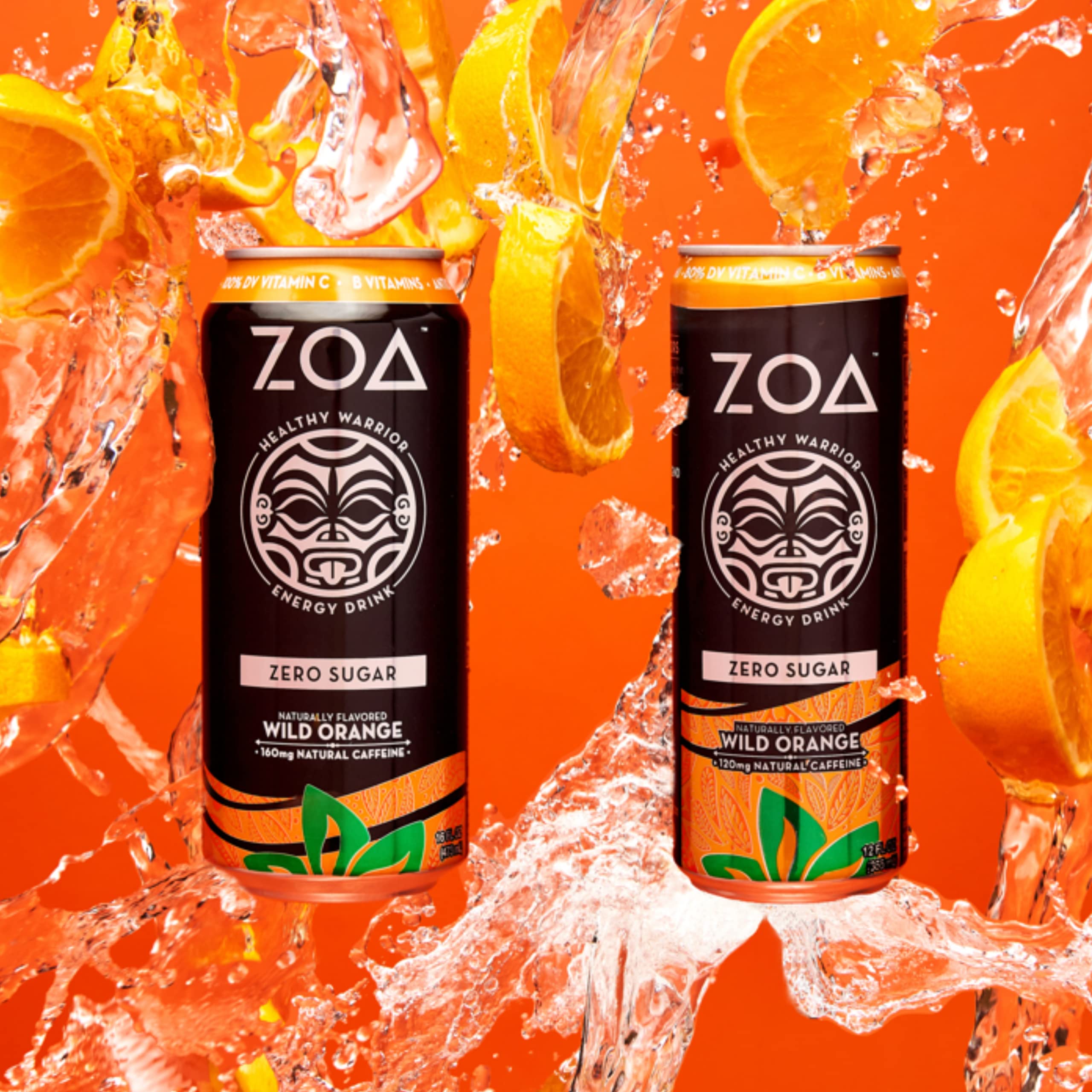 Buy ZOA Zero Sugar Energy Drink Wild Orange 16 Fl Oz Healthy Energy