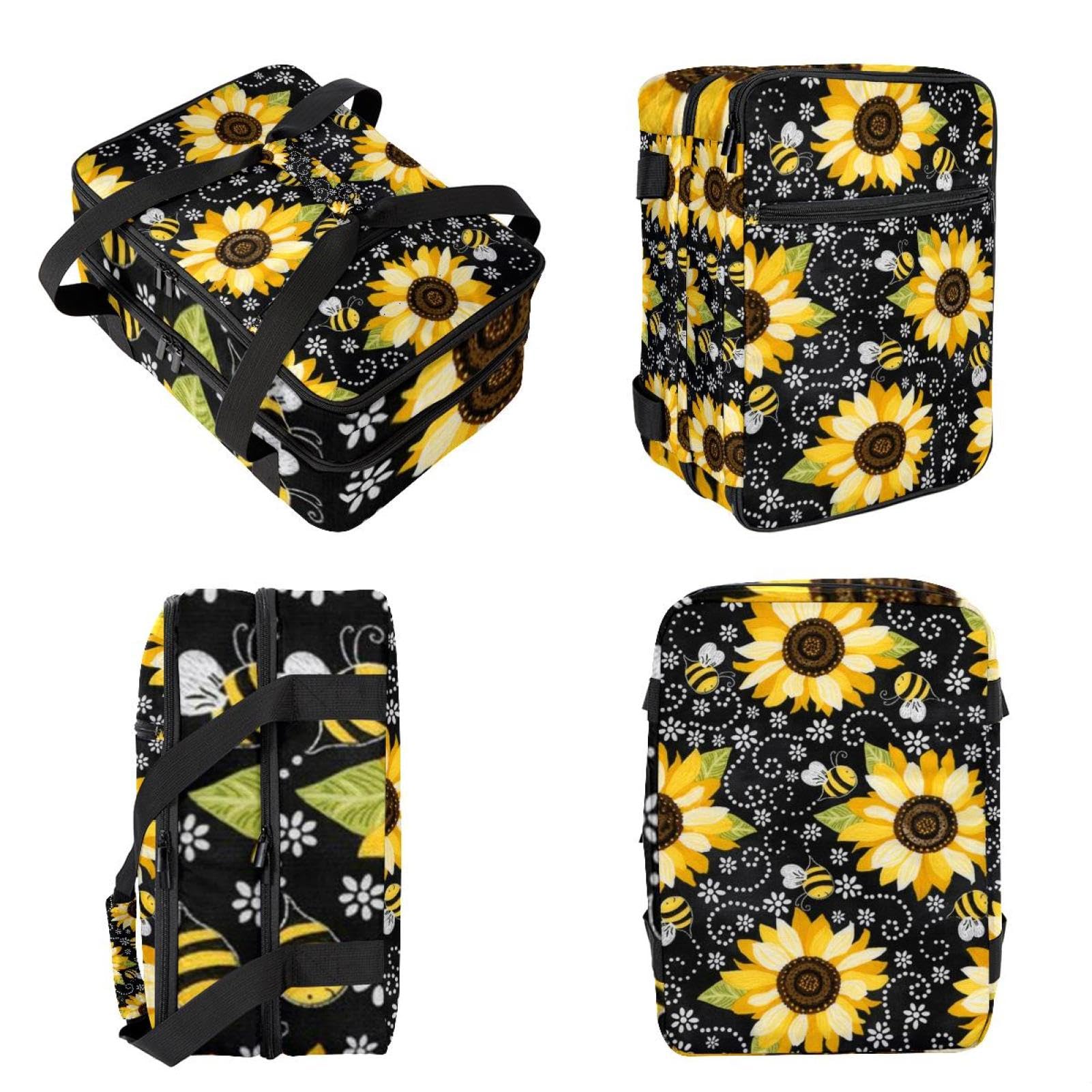 Grand sac à déjeuner isotherme pour homme et femme, double couche, étanche, étanche, réutilisable, sac fourre-tout pour le travail, l'école, le pique-nique, la plage, le camping, les voyages,
