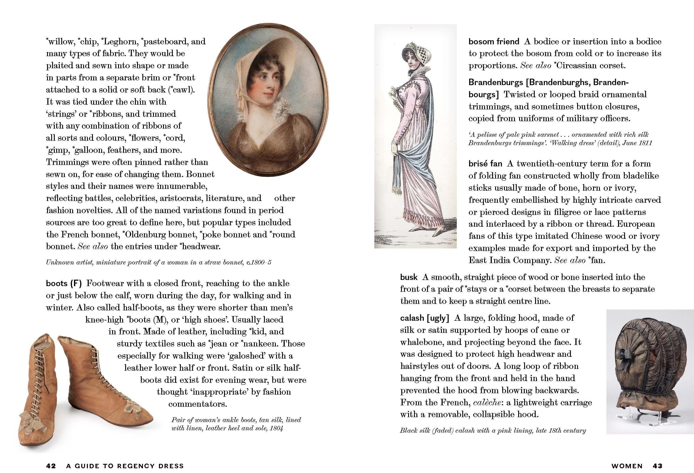 A Guide to Regency Dress: from Corsets and Breeches to Bonnets and Muslins