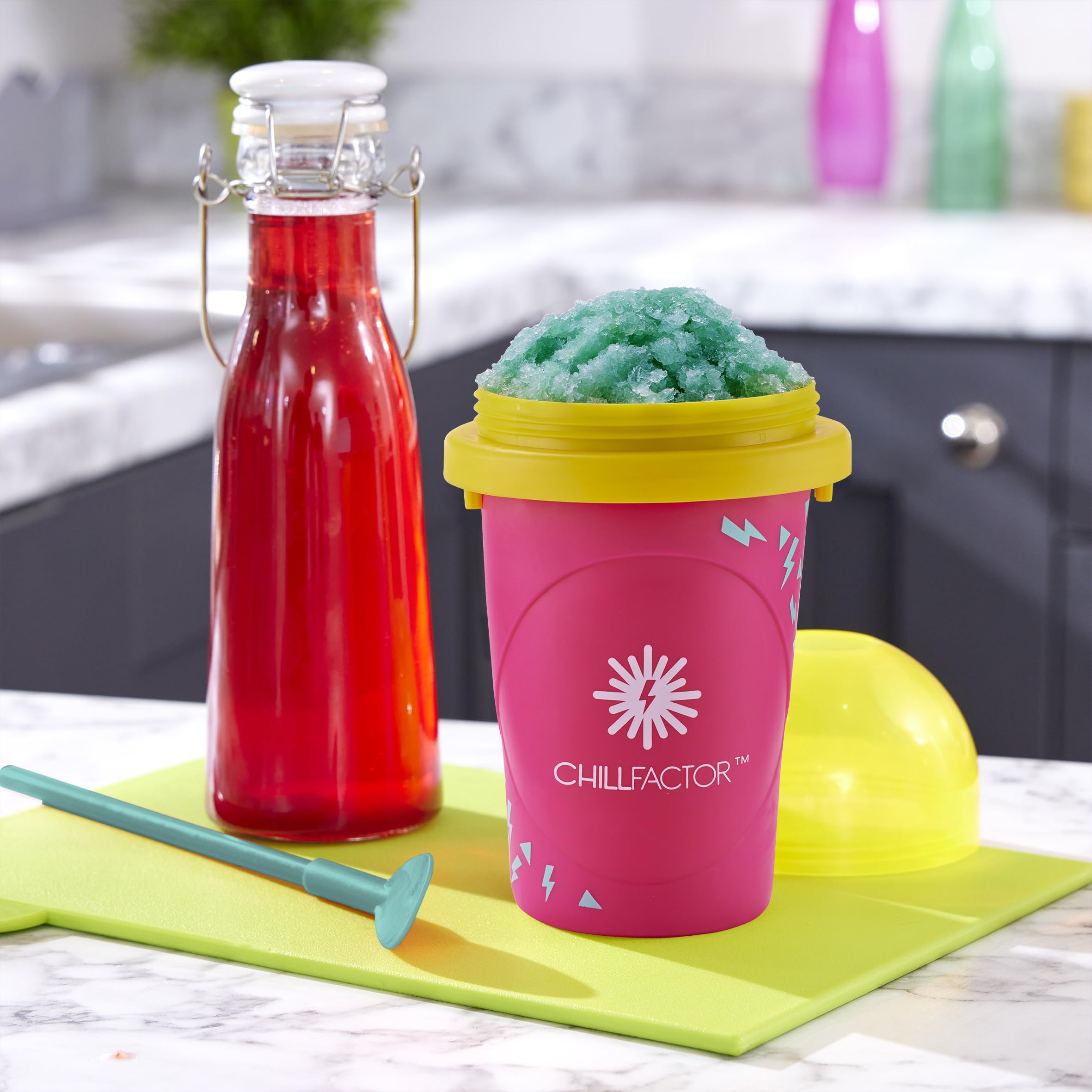 Chill Factor Colour Shock Wiederverwendbare Schmelzschneemaschine, Rosa