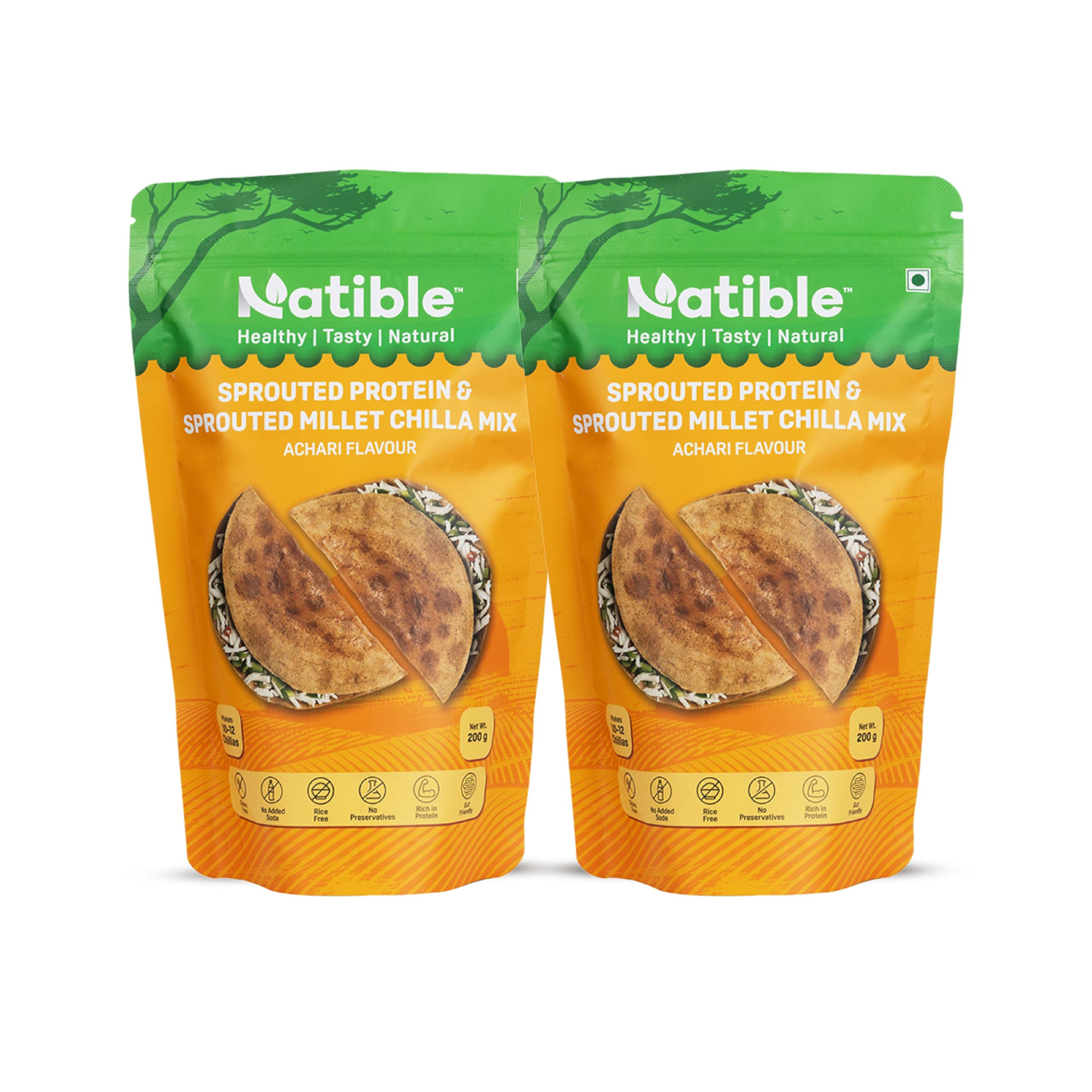 See full amazon price history chart for Natible Sprouted Protein & Sprouted Millet Chilla Dosa Mix, Natural Healthy Protein & Fiber-Rich Breakfast No Maida. Pack of 2. 200Gram Each (ACHARI) Natible Sprouted Protein & Sprouted Millet Chilla Dosa Mix, Natural Healthy Protein & Fiber-Rich Breakfast No Maida. Pack of 2. 200Gram Each (ACHARI) (B0D1TVQ4B2) Amazon Price History, Amazon Price Tracker