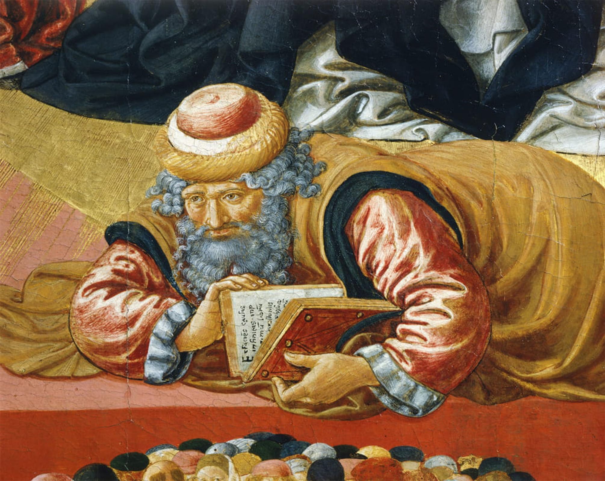 POSTERIIk Famous Print Pop Art Wall Art Graffiti Arab Philosopher Averroes by Benozzo Di Lese Di Sandro Gozzoli Art Prints for Home Decor 60x90cm