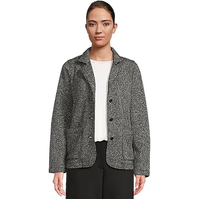 Eileen Fisher Stand Collar Jacket