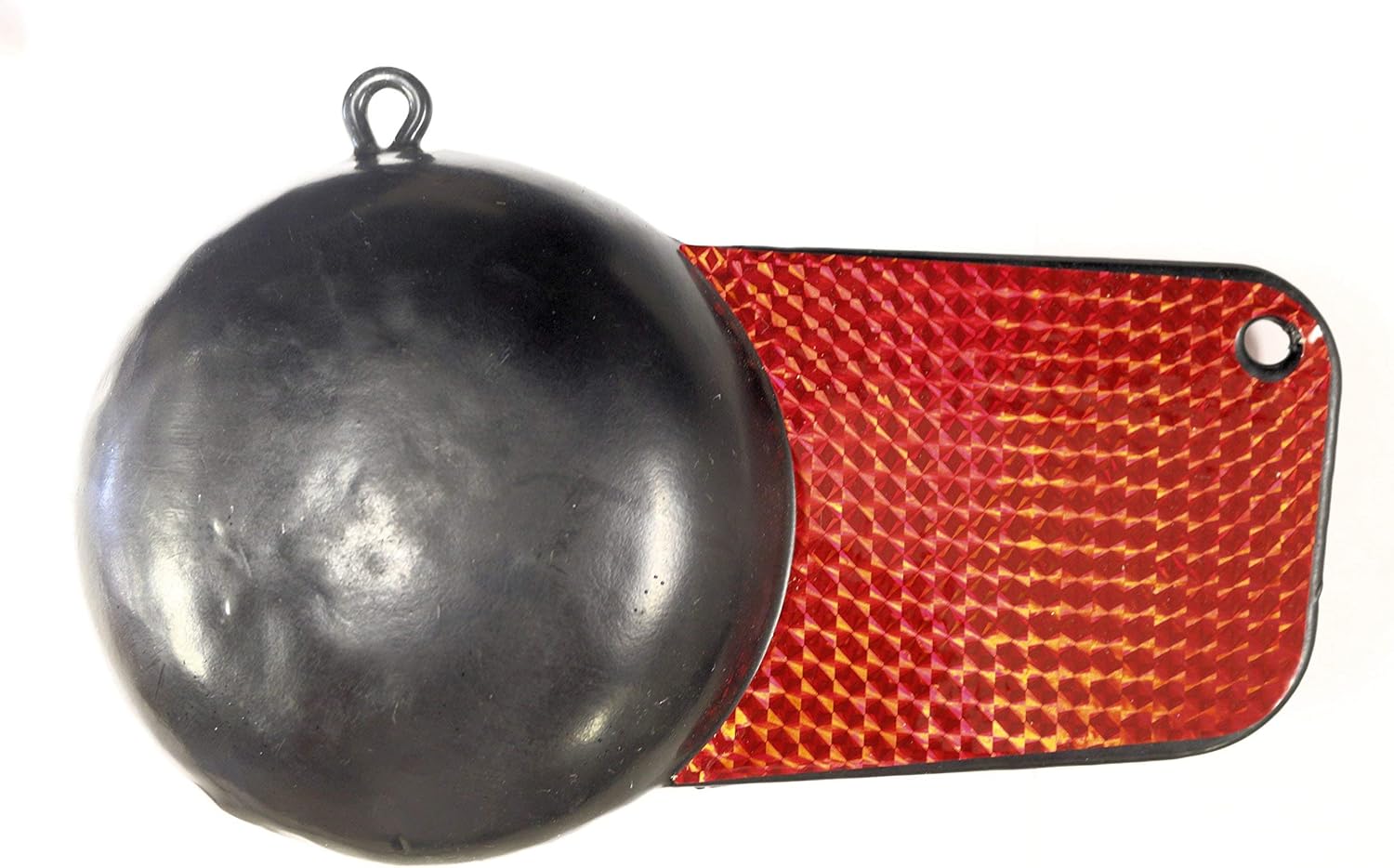 MarineNow Coated Pancake Downrigger Canon Ball Weight with Fin 12 lb