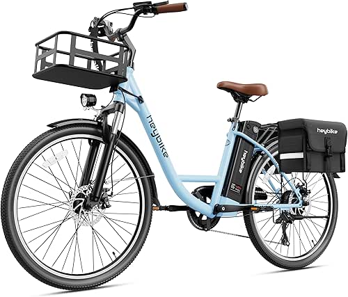 Heybike Cityscape Electric Bike 350W(Peak 500W) Electric City Cruiser Bicycle