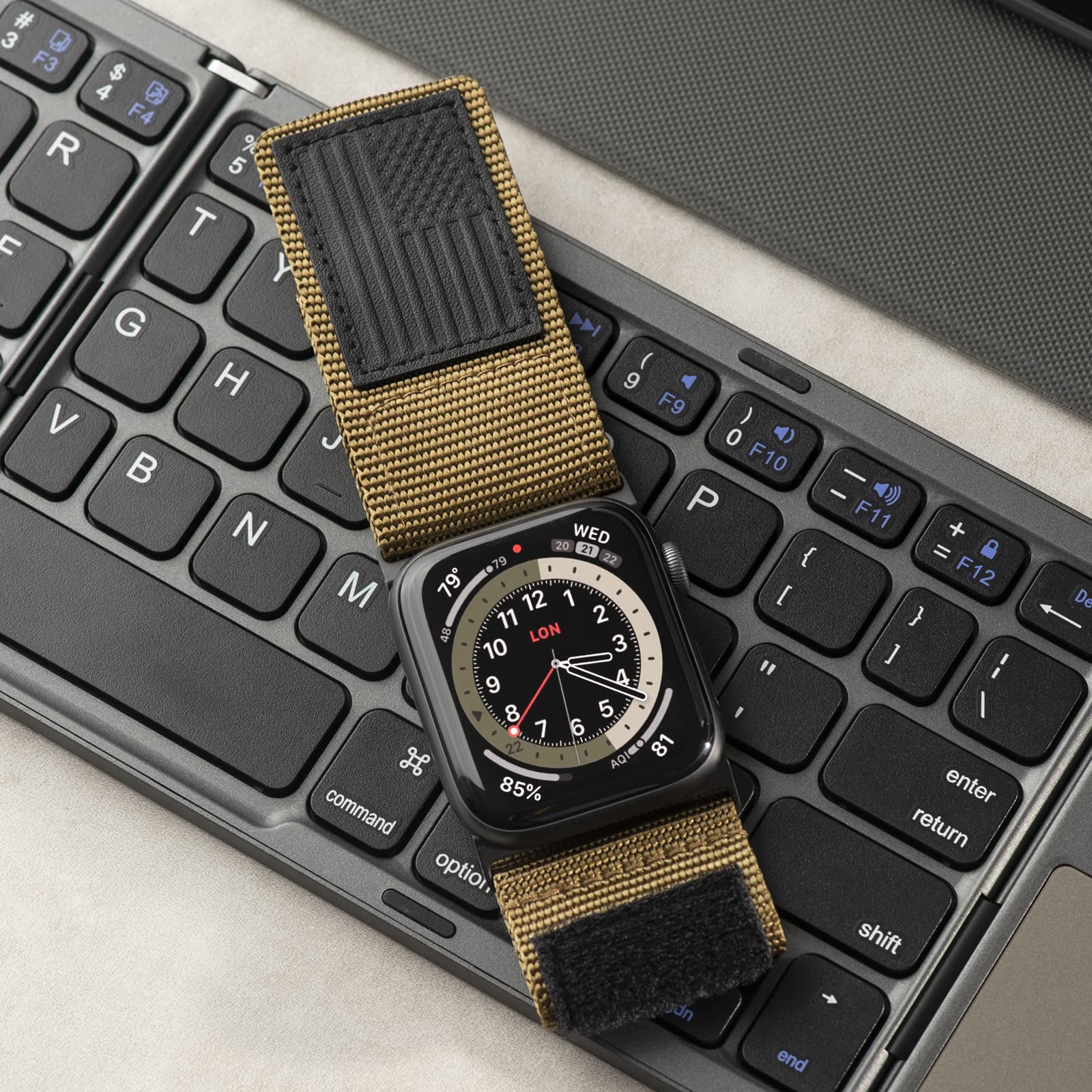 Tefeca Fortitude Series Bracelet réglable pour Apple Watch/Apple Watch Ultra