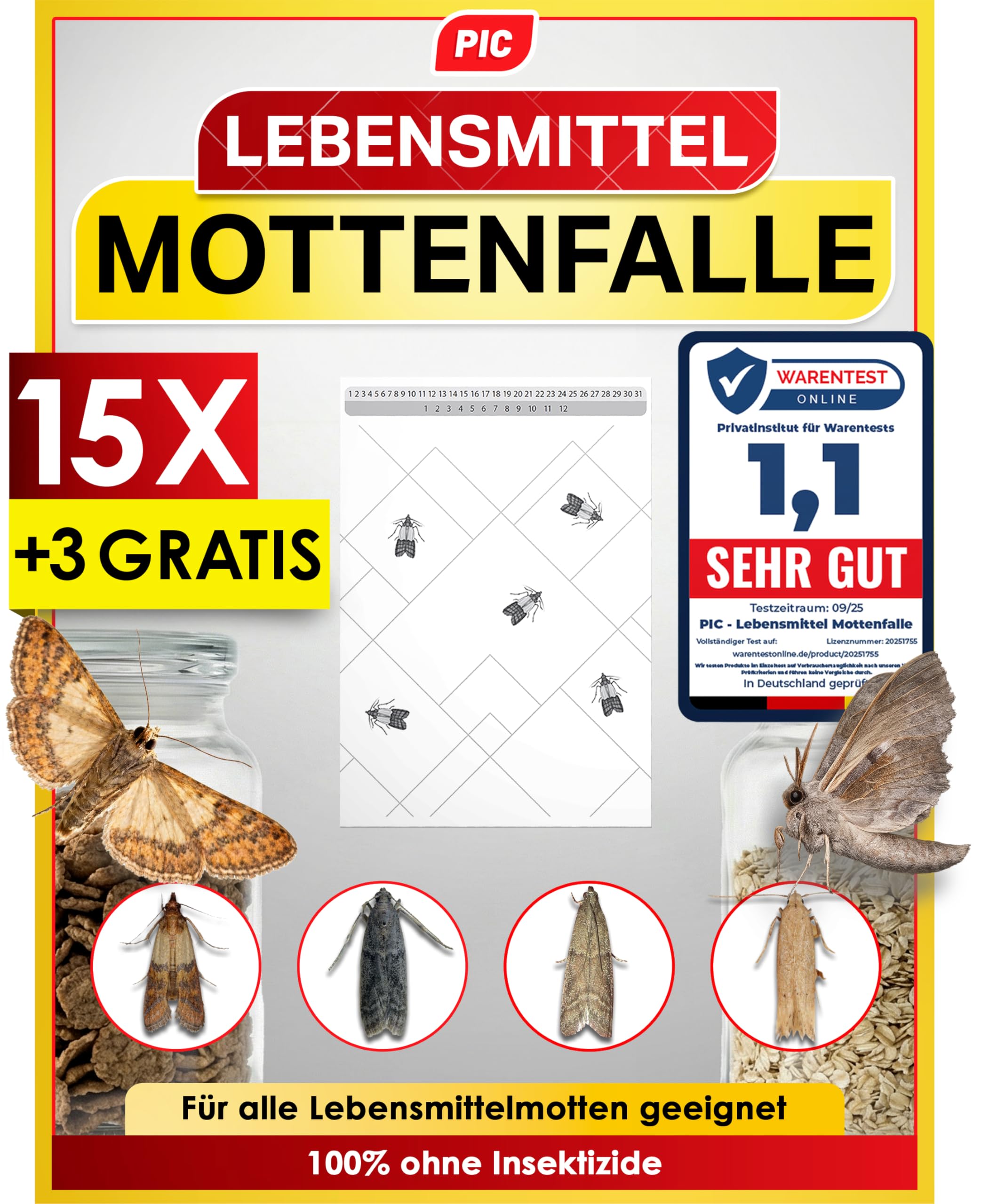 PIC Lebensmittelmotten Falle Parent EU