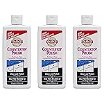 HOPE\'S Countertop Restoration Polish, Streak-Free Kitchen Counter Cleaner, No Buildup on Countertops, Quartz, Marble, Corian, Composite, and Granite Polish, 8 Fl Oz, Pack of 3
