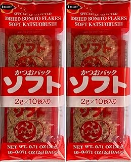 J-BASKET Katsuo Bushi Soft Dried Bonito Flakes 10ct (Pack of 2)