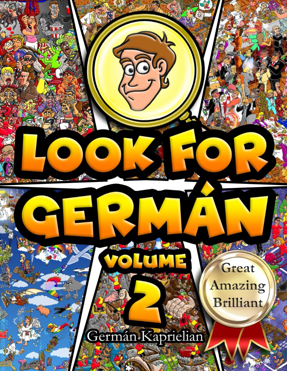 Look for Germán: El libro definitivo del género Busca y Encuentra que redefine lo extraordinario.