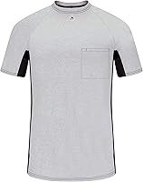 Vista 3 de Bulwark FR - Capa base de manga corta para hombre con bolsillo oculto en el pecho