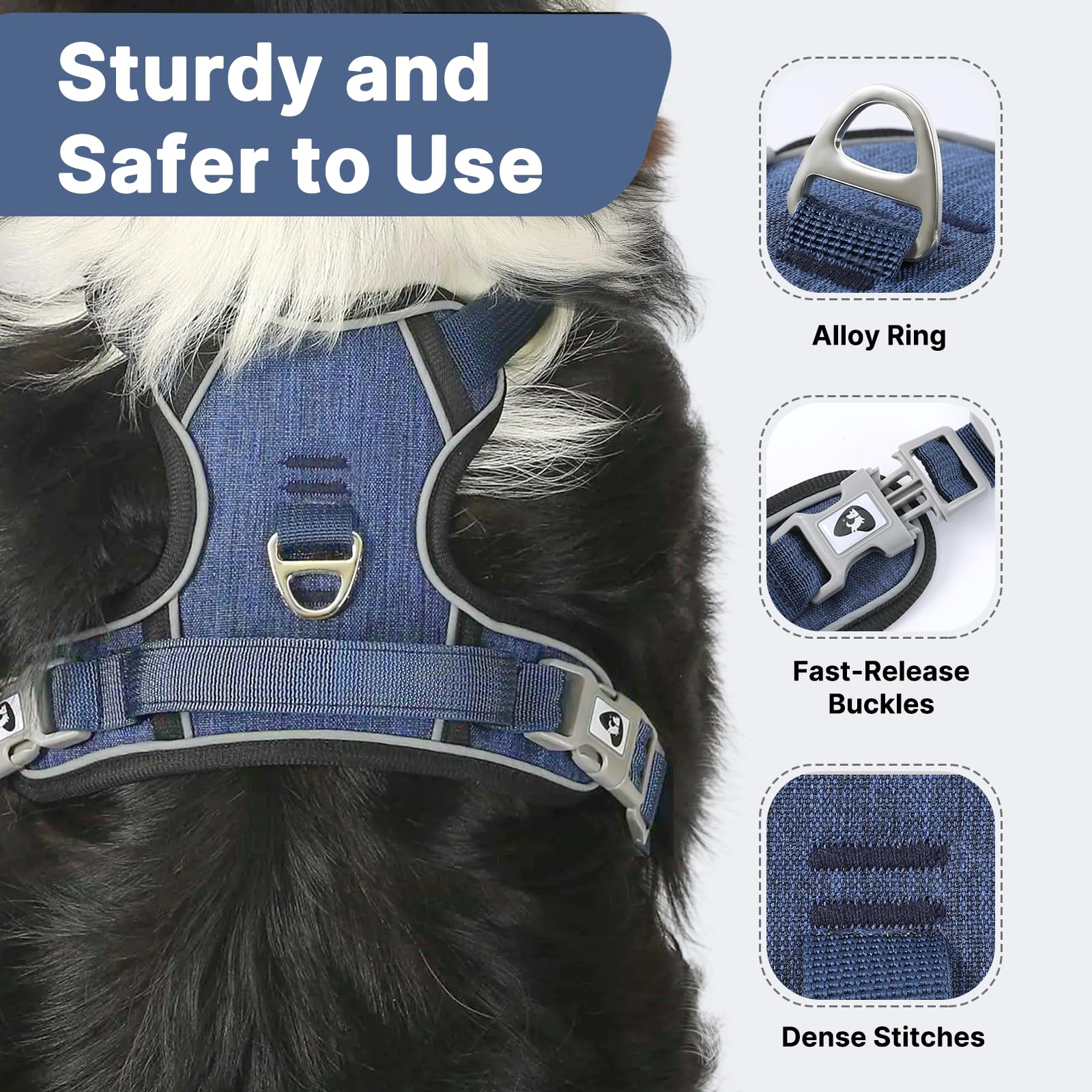 Belababy Dog Harness Small Dog - Image 3