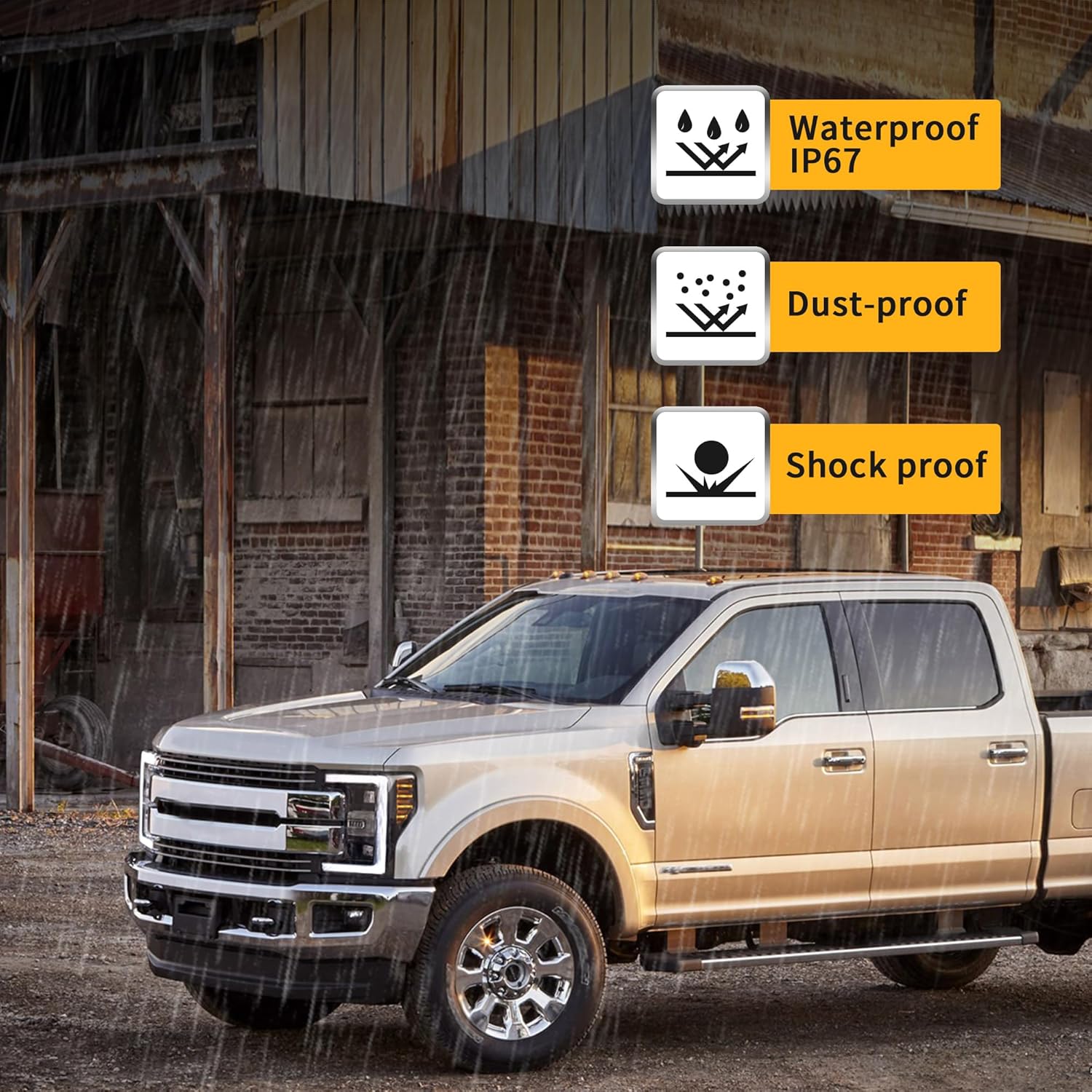 VLAND Led Headlights Compatible with Ford F-250/ F-350/ F-450/ F-550 Super Duty 2017-2019 4th gen Pickup Trucks(Not Fit 2020 Refresh Models) w/Dynamic Animation DRL w/Sequential Sold as Pairs