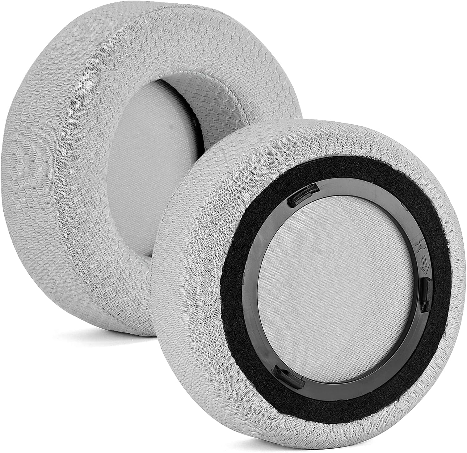 Upgrade VirtuosoXT Gray Thicker Earpads - Ear Cushion Compatible with Corsair Virtuoso RGB Wireless SE/Virtuoso XT Gaming Headset, Breathable, High-Density Noise Cancelling Foam, Added Thickness