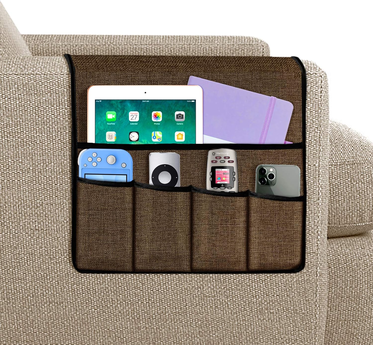 Joywell Armchair Caddy, Remote Control Holder for Recliner