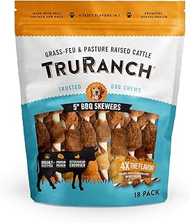 TruRanch Triple Premium Rawhide Skewers