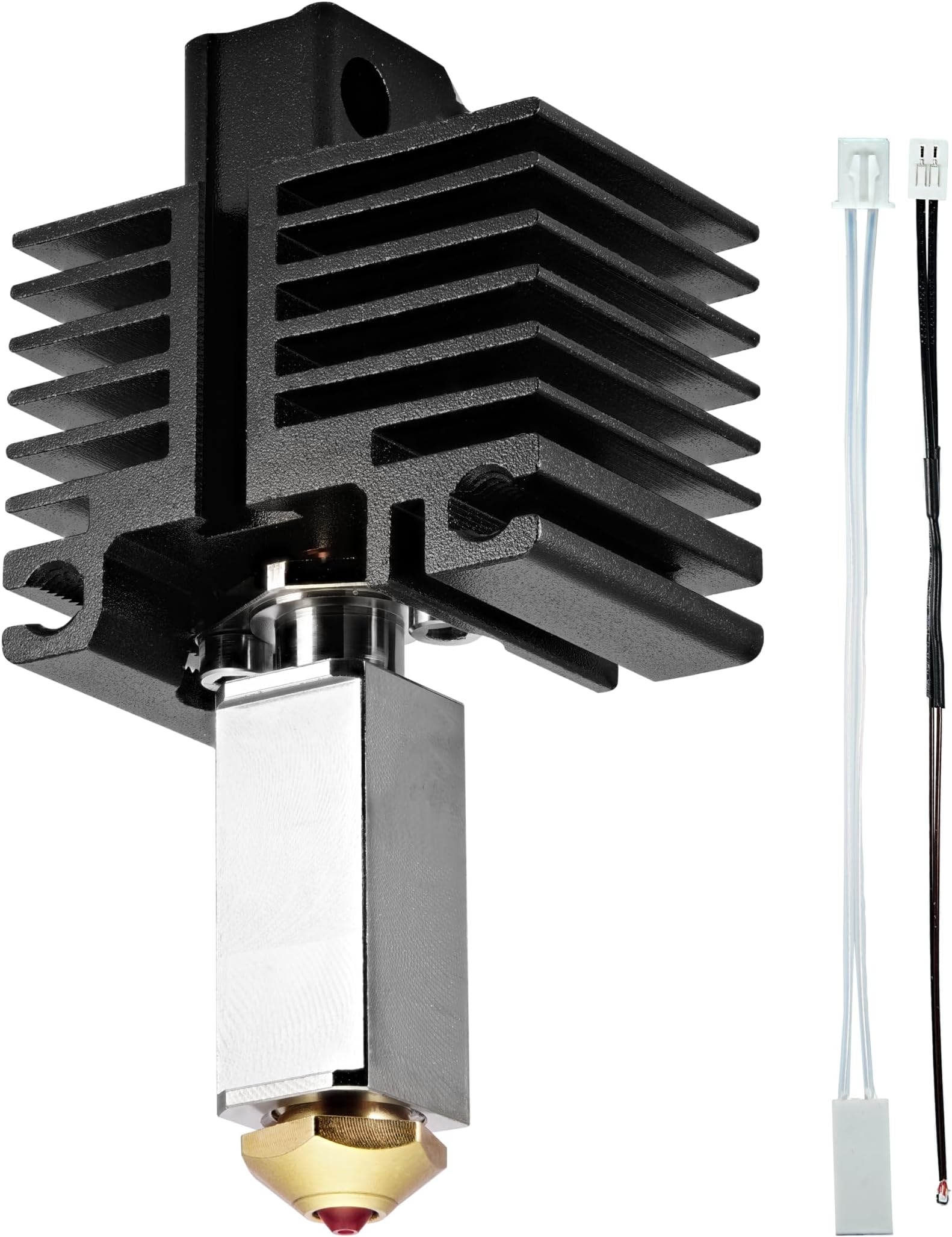 Ruby Nozzle Hotend Combo with Ceramic Heater and Thermistor for Bambu Lab X1 / X1C / X1E, Compatible with Hardened Steel & Ruby & Tungsten Carbide & Diamond Nozzles