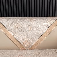 Vista 6 de Fundas de sofá refrescante de verano para 1, 2, 3, 4 asientos, asiento reclinable transpirable de seda helada, antideslizante, protector de muebles