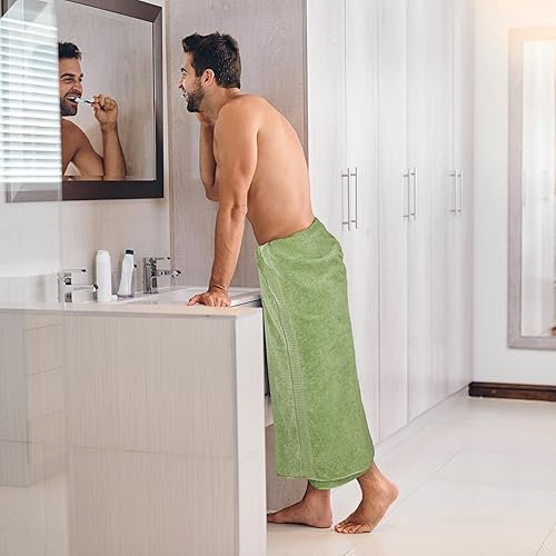 Vista 102 de Utopia Towels - Toalla de baño gigante, 2 unidades, 17.69 oz/yd2 (600 gsm), 100% algodón hilado en anillo, altamente absorbentes y de secado rápido