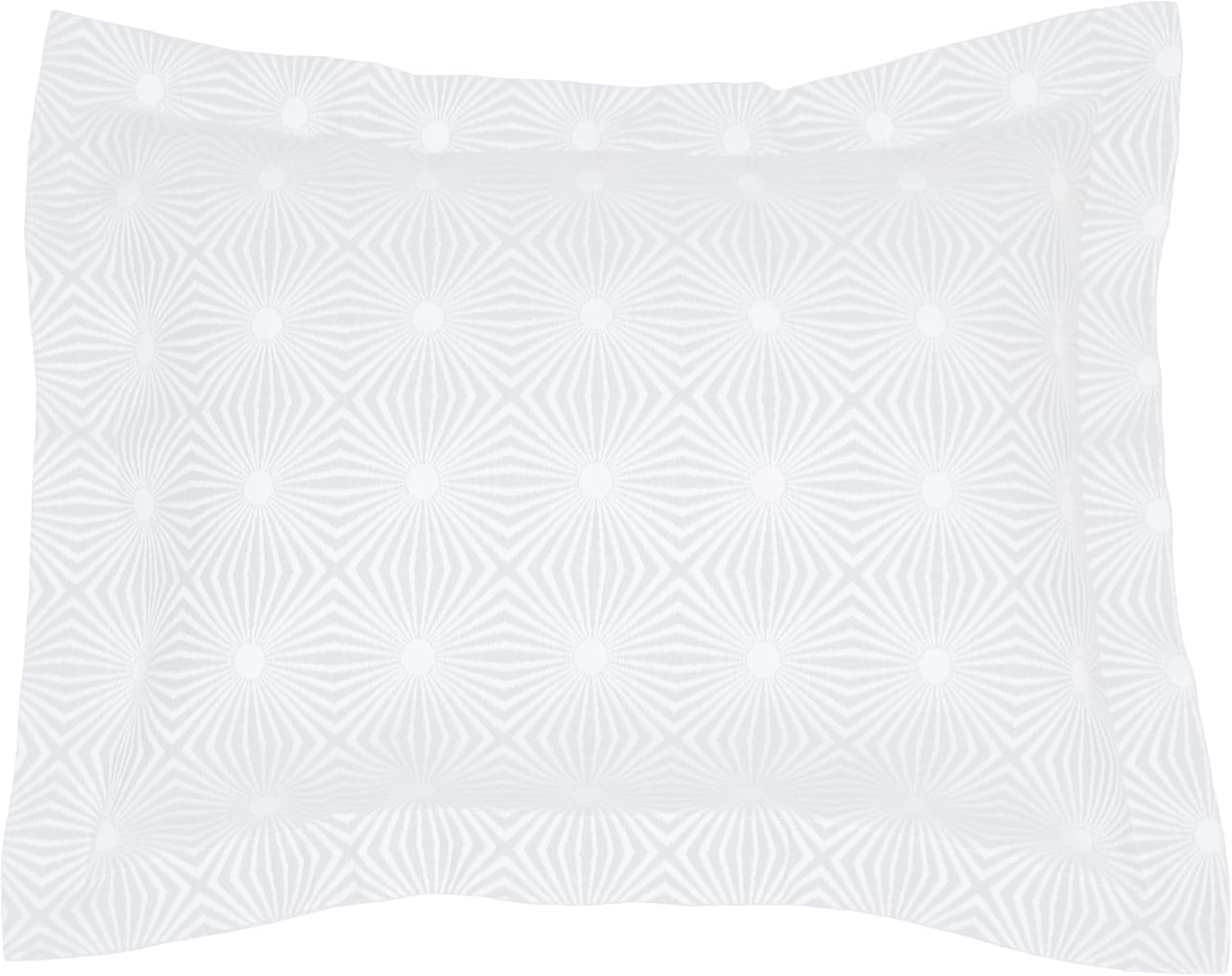 Belle Epoque Estrela King, Pillow Sham, White/White