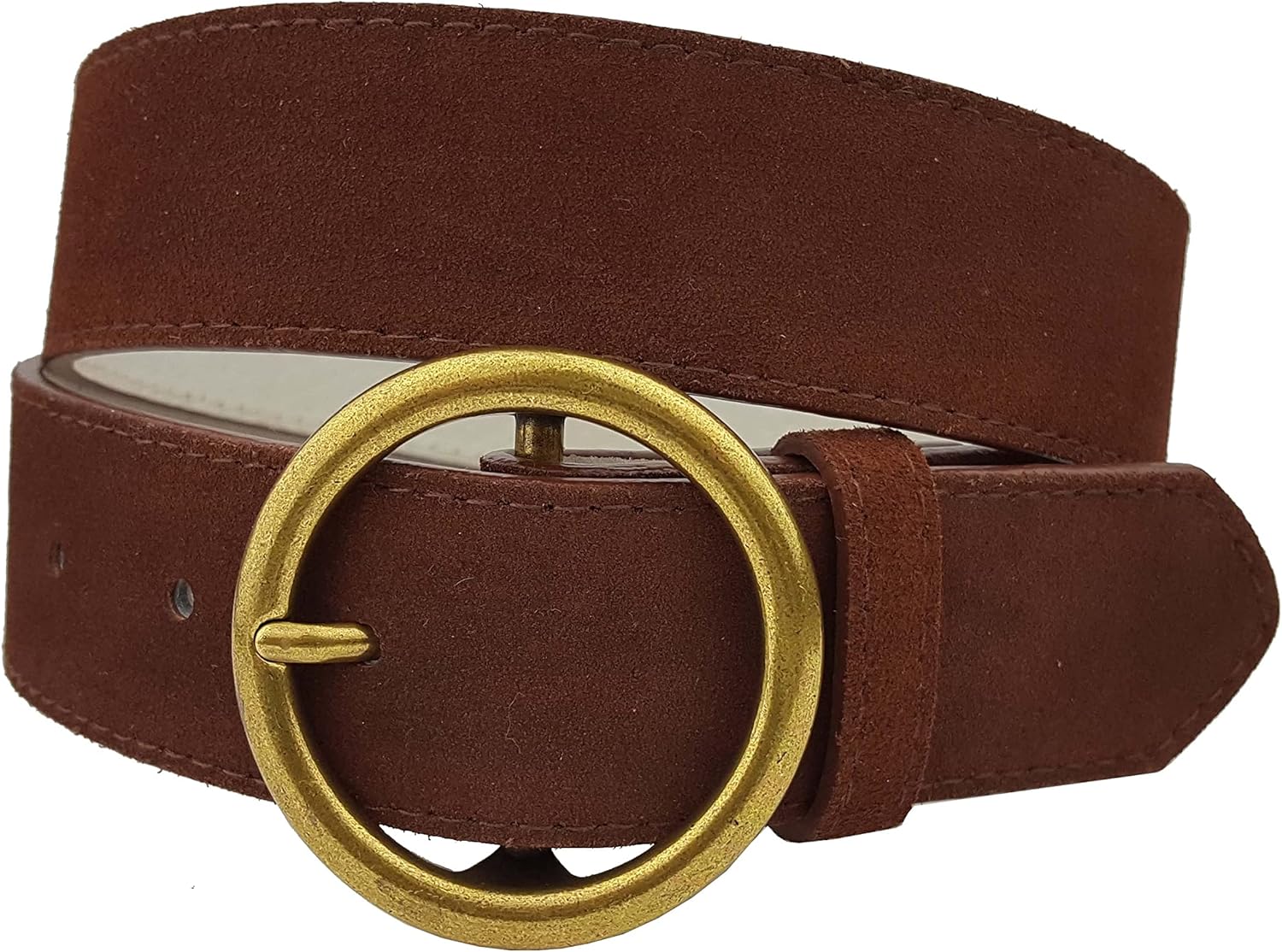 Genuine Causal Suede Belt