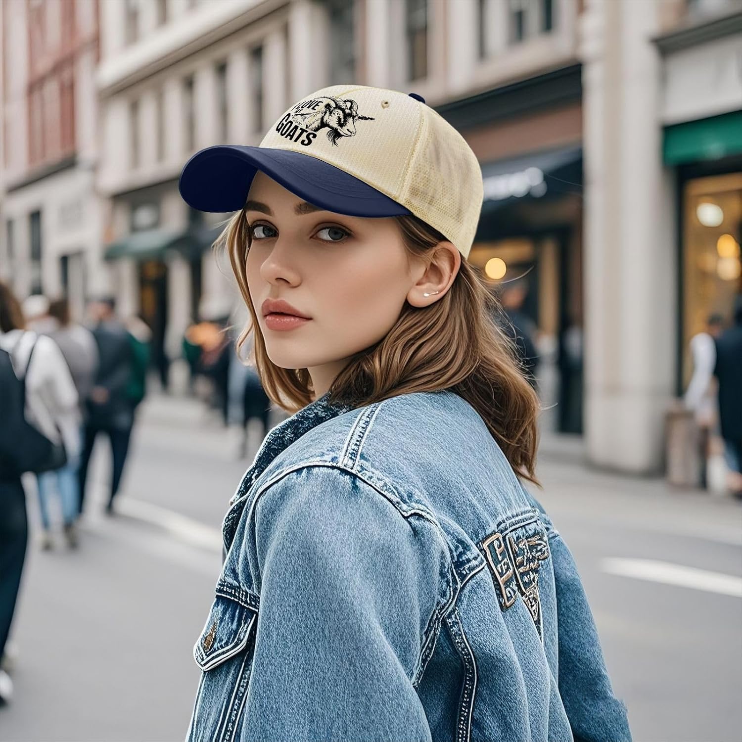 Goat Farm Love Golf hat Funny caps for Mom - Image 7