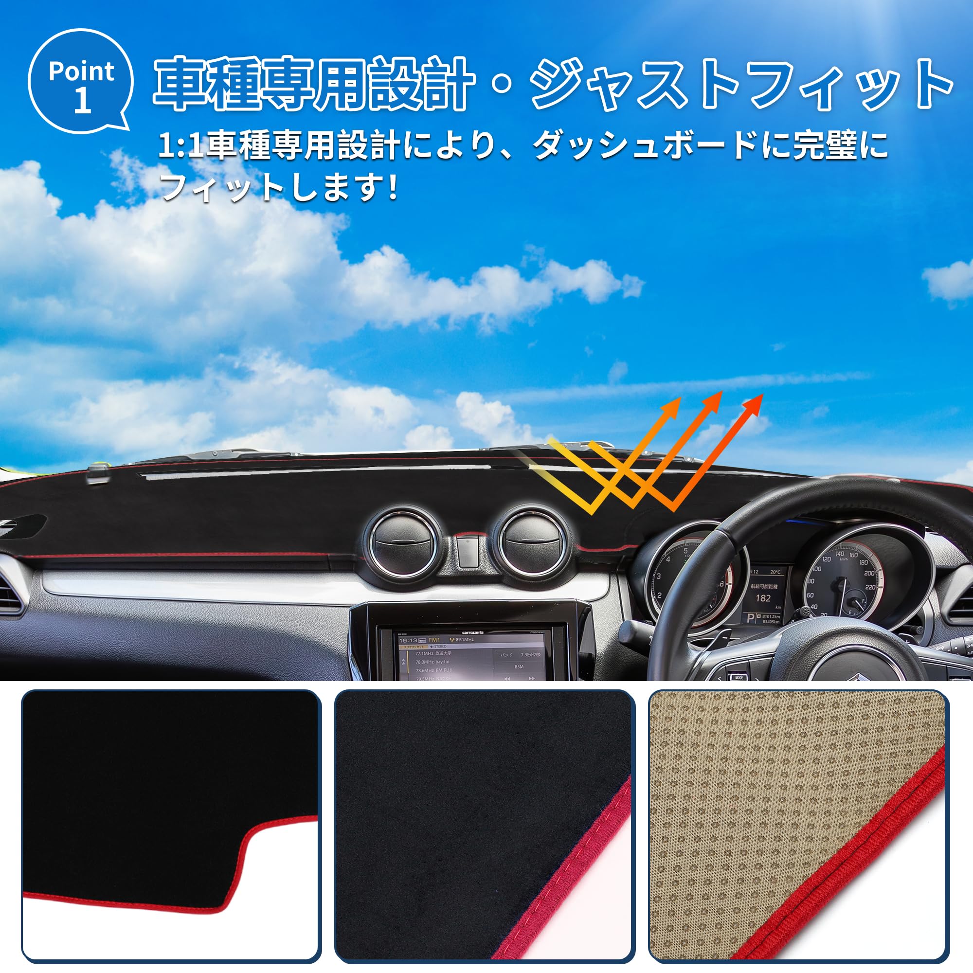 Amazon | FUELHOOD スズキに対応 スイフトスポーツ ZC33S/53S/13S/83S