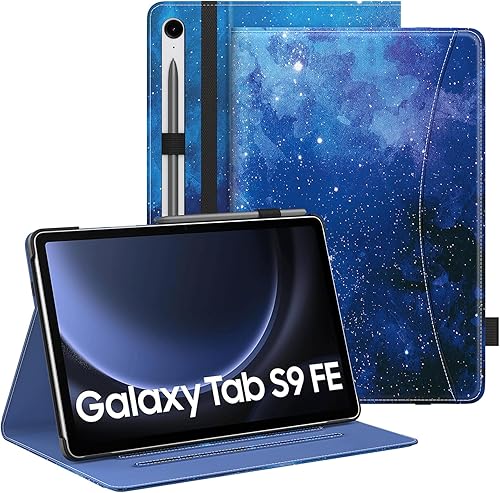 MoKo Funda para Samsung Galaxy Tab S9 FE 5G de 10.9 pulgadas 2023, funda con soporte multiángulo para Galaxy Tab S9 FE (SM-X510SM-X516SM-X518) con