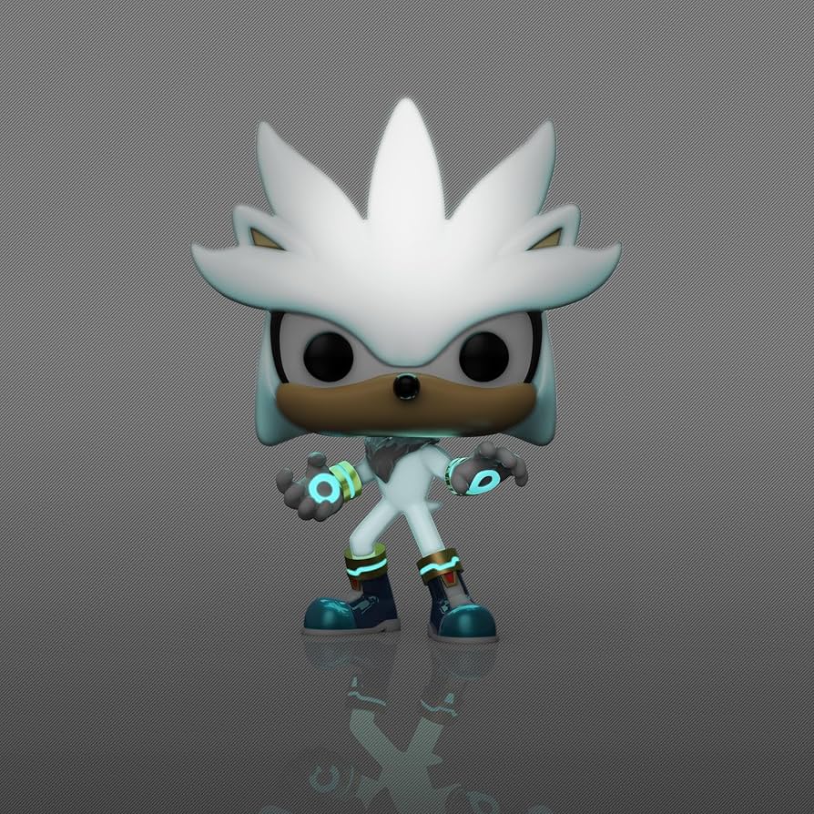 30th限定 Funko Pop! ソニック シルバー・ザ・ヘッジホッグ Funko Pop Sonic The Hedgehog - Silver Glow 30th Anniversary