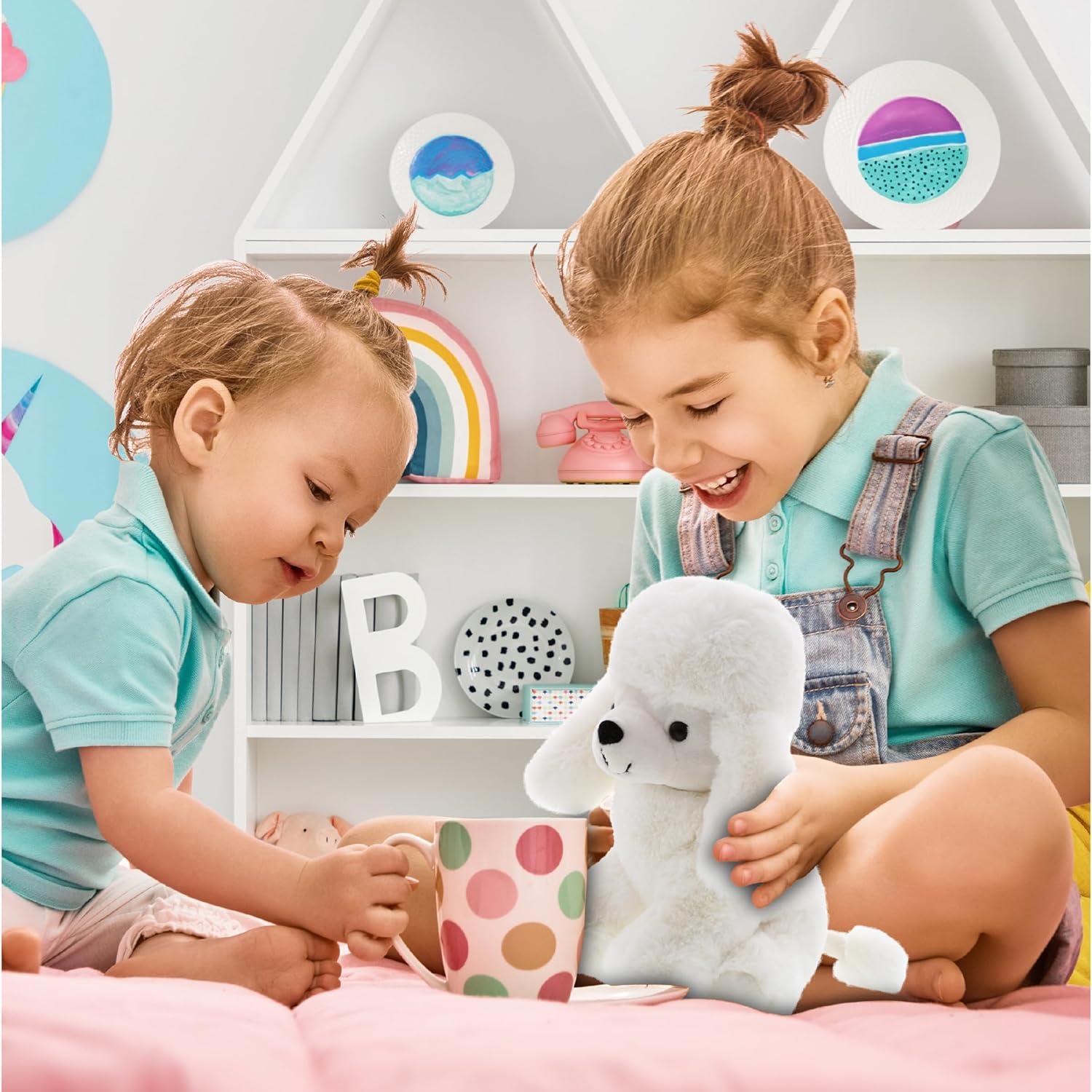 DolliBu Plush Poodle Dog Stuffed Animal - Soft Huggable Dog, Adorable Playtime Toy, Cute Pet Life Gift - Super Soft Plush Animal Toy for Kids & Adults - 8.25" Inches - Image 5