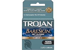 BareSkin Sensitivity Premium Latex Condoms, 3 ea (Pack of 2)