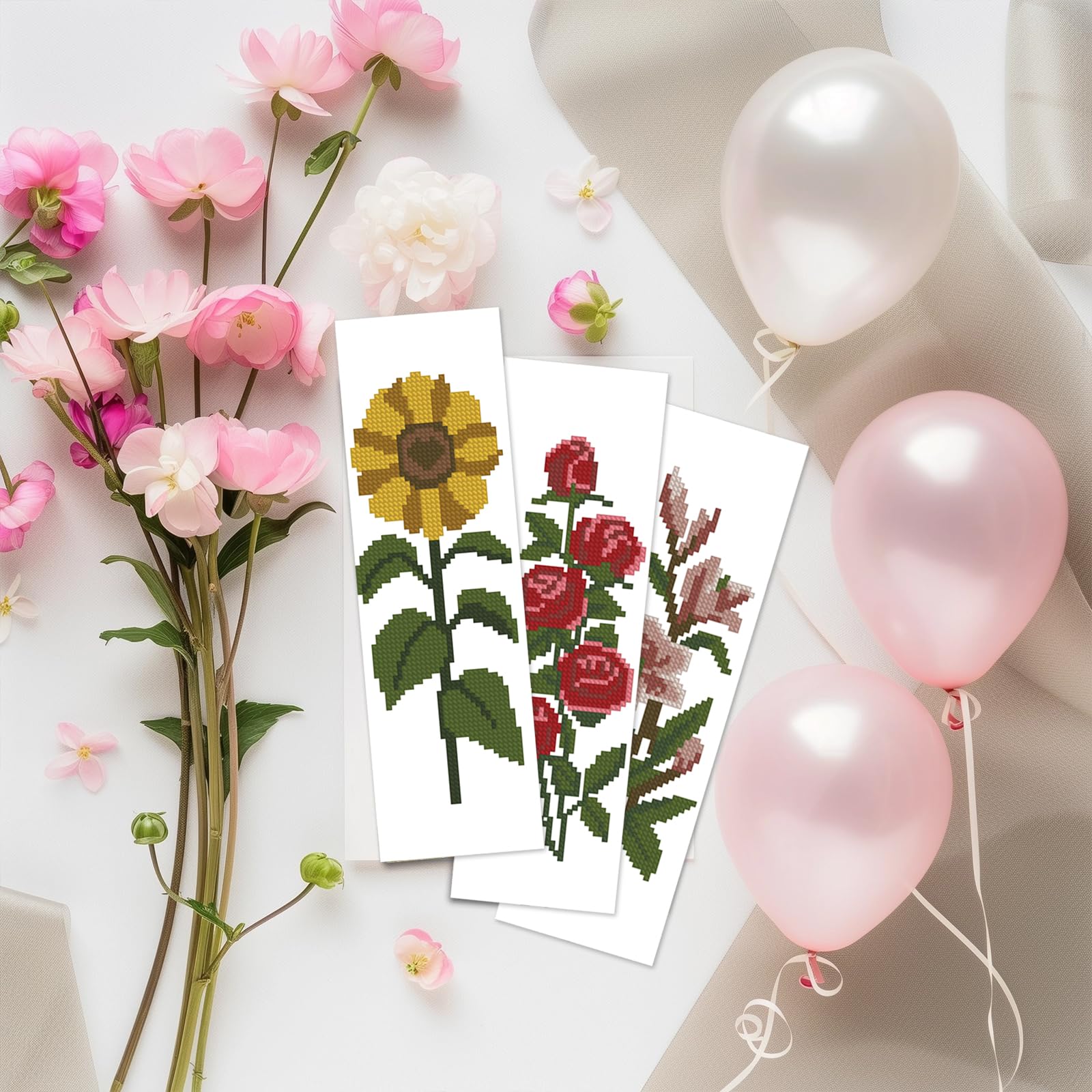 Cross Stitch Bookmark Kits - Beginner Friendly -7 Cross Stitch Bookmark Kits - Beginner Friendly -7