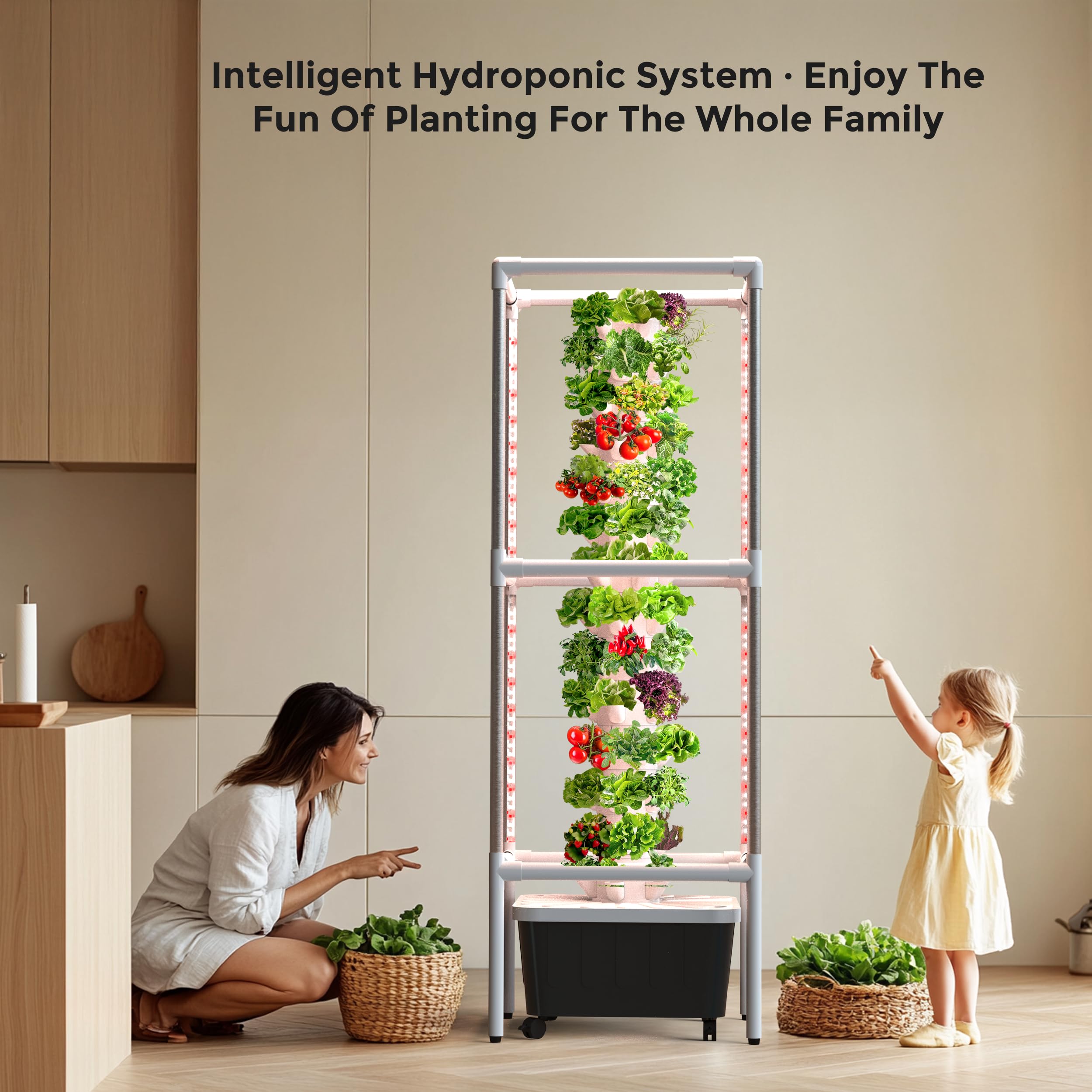 Amazon.com : SJZX Hydroponic Growing System Kit - 70 Pods Large