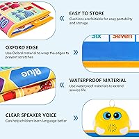 Vista 3 de Tabla electrónica de pared del alfabeto, ABC hablante, 123s, póster musical, juguetes de aprendizaje para niños pequeños de 1 a 3 años, juguete