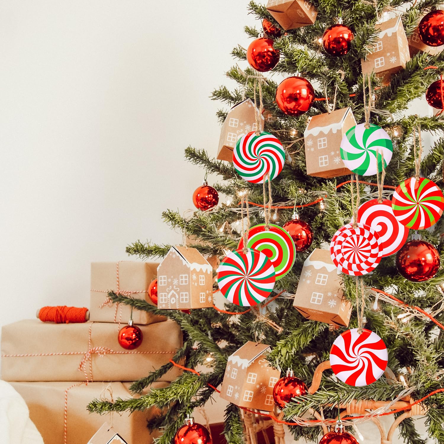 Amazon.co.jp: クリスマスキャンディオーナメント 16個 クリスマス