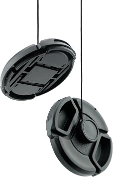 レンズキャップバンドル - スナップオン・レンズカバー4つ ニコン、キャノン、ソニーを含むdslrカメラ用 - レンズキャップキーパー付き(49ミリ)